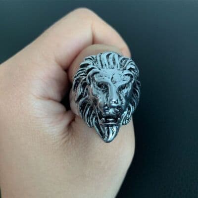 1pc Retro Lion Head Ring